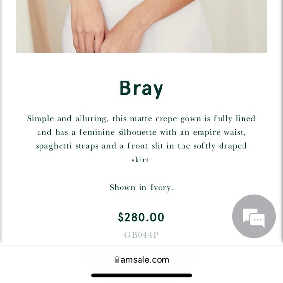 Brand new Amsale dress